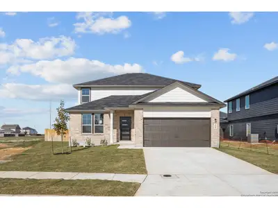 New construction Single-Family house 400 Jills Path, Seguin, TX 78155 plan The Douglas C - image