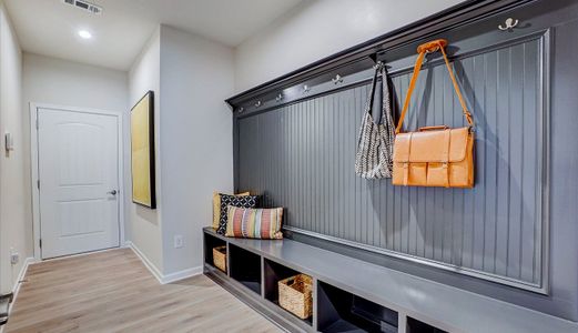 Mudroom with bench & storage