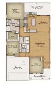 New construction Single-Family house 117 Reedgrass Dr, Little River, SC 29566 plan The Sunset Cove - image