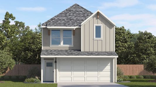 New construction Single-Family house 971 Green Vines Ln, Houston, TX 77091 plan IRIS - image