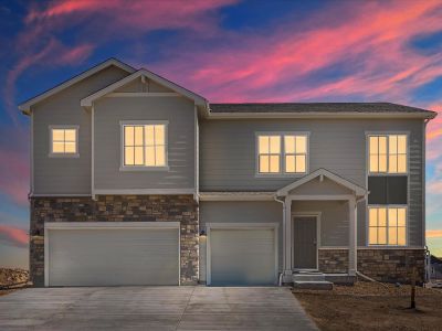 New construction Single-Family house 10708 Waterloo Dr, Peyton, CO 80831 plan The Fraser - image