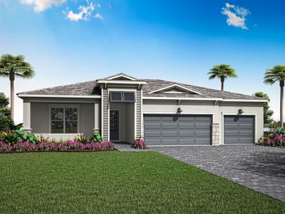 New construction Single-Family house 10807 SW Tradition Sq, Port St. Lucie, FL 34987 plan Carlton - image