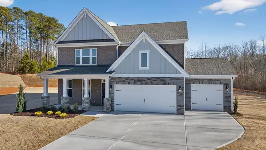 New construction Single-Family house 45 E Fire Opal Ct, Clayton, NC 27520 plan Hampshire - image
