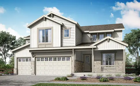 New construction Single-Family house 3401 N Haleyville Ct, Aurora, CO 80019 plan 5015 - image