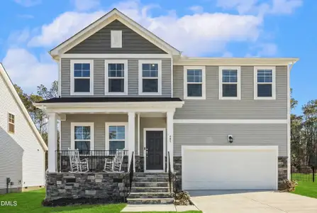New construction Single-Family house 485 Barnes Landing Dr, Four Oaks, NC 27524 plan Brunswick III - image