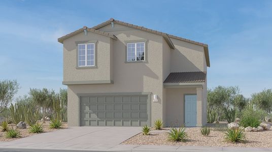 New construction Single-Family house 938 W Calle El Colmillo, Sahuarita, AZ 85629 plan Clark - image