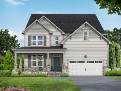 New construction Single-Family house 12136 Holly Springs New Hill Rd, Holly Springs, NC 27539 plan The Hickory II D - image