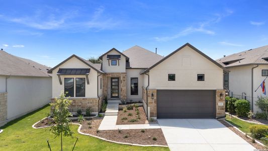 New construction Single-Family house 23347 Grande Vis, San Antonio, TX 78261 plan Leon - image