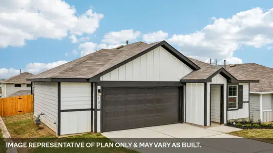 New construction Single-Family house 154 Balmorehea St, Kyle, TX 78640 plan The Carson - image