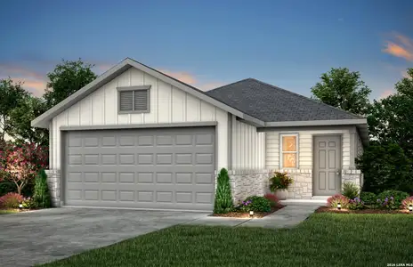 New construction Single-Family house 971 Bluegrass Pt, New Braunfels, TX 78130 plan Taft - image