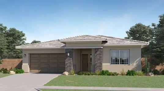 New construction Single-Family house 25264 N 150Th Ln, Surprise, AZ 85387 plan Juniper Plan 4584 - image