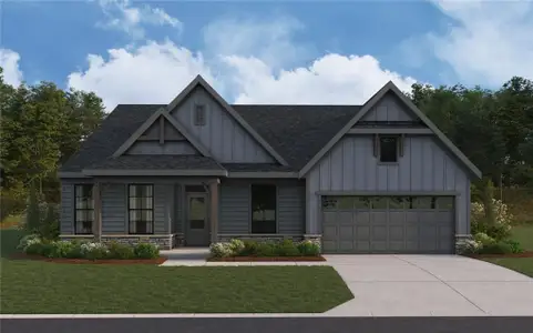 New construction Single-Family house 203 Haven Wy, Winder, GA 30680 plan Emmett - image