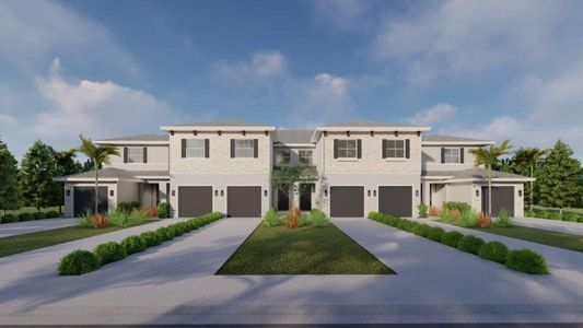 New construction Townhouse house 214 Lakeside Landing Dr, Royal Palm Beach, FL 33411 - image