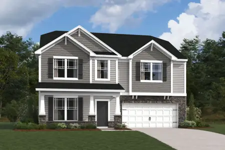New construction Single-Family house 416 Willoughby Park Dr, Monroe, NC 28112 plan Draper II - image