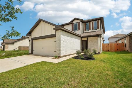 New construction Single-Family house 3037 Plateau Dr, Brookshire, TX 77423 plan Mansfield - image