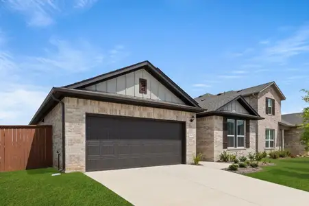 New construction Single-Family house 2428 Ambling Trl, Georgetown, TX 78628 plan Oaks 1937 - image