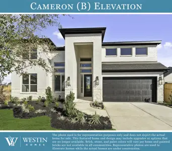 New construction Single-Family house 31111 Highland Shores Dr, Fulshear, TX 77441 plan The Cameron - image