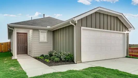 New construction Single-Family house 14130 Edna Maxine Walk, Del Valle, TX 78617 plan Eagle - image