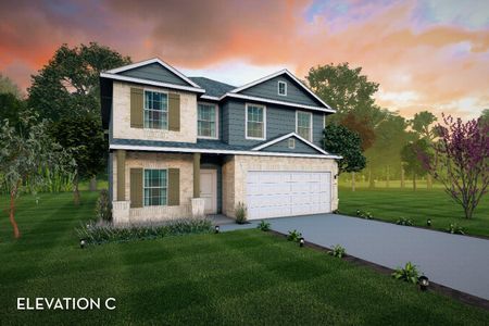 New construction Single-Family house 8414 Black Pearl Ct, Texas City, TX 77591 Trinity- photo 0