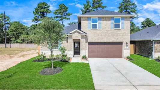 New construction Single-Family house 2510 Windstream Lane, Mont Belvieu, TX 77523 Berkshire- photo 0