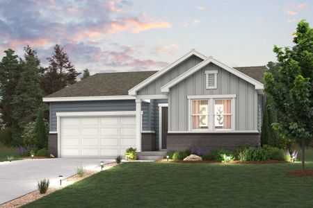 New construction Single-Family house 3651 Sandreed St, Dacono, CO 80514 plan The Livingston - image