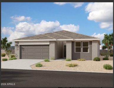 New construction Single-Family house 46922 W Old Timer Road, Maricopa, AZ 85139 Sunflower- photo 0