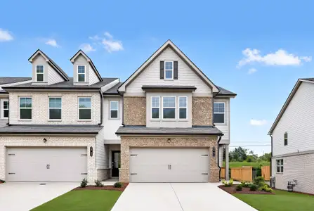 New construction Multi-Family house 3041 Humdala Pl, Buford, GA 30519 plan Hawkins - image