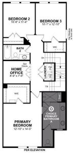 Beazer Homes Plano Gateway Rosemary Floorplan.