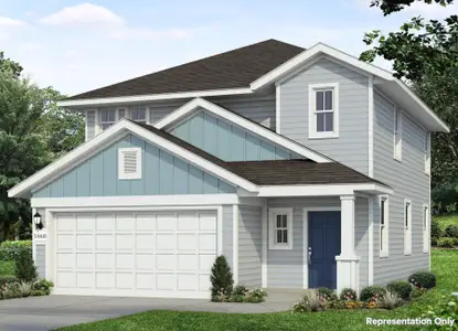 New construction Single-Family house 144 Adze Dr, Liberty Hill, TX 78642 plan Cascade 1668 - image
