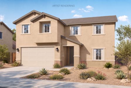 New construction Single-Family house 12420 W Thunder Creek Pkwy, Marana, AZ 85653 plan Starling - image