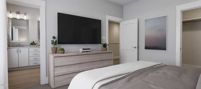 New construction Townhouse house 2405 Adrift Rd, Fuquay Varina, NC 27526 plan Atlas Interior Unit - image