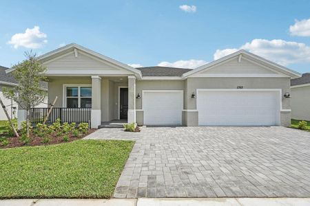 New construction Single-Family house 5762 Hampton Park Cir, Vero Beach, FL 32966 plan Coral - image