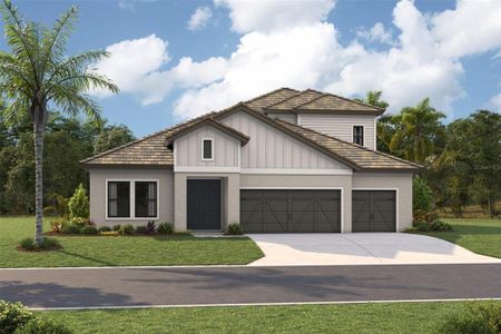 New construction Single-Family house 10912 Spring Sapling Cir, Parrish, FL 34219 plan Bayport II - image