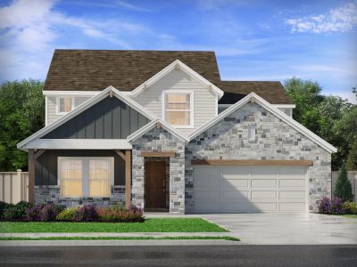 New construction Single-Family house 143 Antioch Colony Dr, Buda, TX 78610 plan The Pearl (452) - image