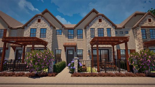 New construction Townhouse house 2869 Edmondson, The Colony, TX 75056 Turnberry- photo 0