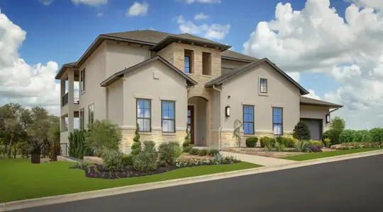 New construction Single-Family house 19404 Splendor Ct, Jonestown, TX 78645 plan Brookdale - image 1