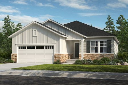 New construction Single-Family house 2010 Peachleaf Lp, Castle Rock, CO 80108 plan Plan 1818 Modeled - image