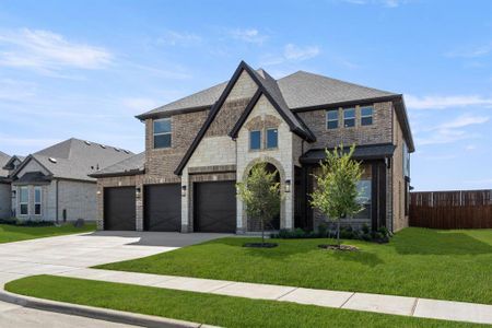 New construction Single-Family house 2306 Flock Dr, Mansfield, TX 76063 plan Harvard EW 2F w/Media - image