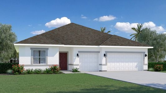 New construction  house 2712 18Th St Sw, Lehigh Acres, FL 33976 plan Sanibel - image