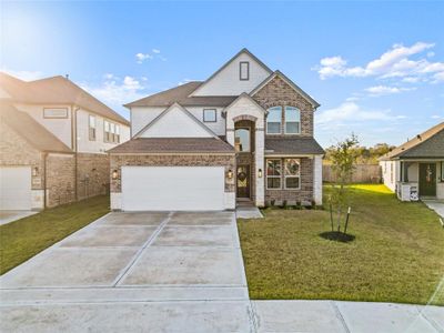 New construction Single-Family house 21023 Pond Cypresswood Court, Humble, TX 77338 270- photo 0