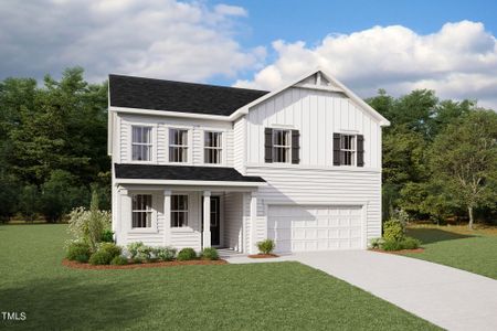 New construction Single-Family house 662 Barbour Farm Lane, Four Oaks, NC 27524 Voyageur- photo 0