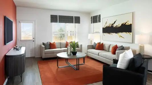 New construction Single-Family house 1413 Roaming Oak Bnd, Georgetown, TX 78628 plan Riviera - image