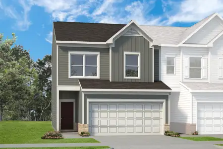 New construction Townhouse house 6814 Hixson Pike, Hixson, TN 37343 plan The Maddux II - image