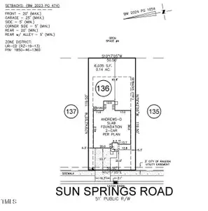 New construction Single-Family house 1132 Sun Springs Rd, Wake Forest, NC 27587 Andrews- photo 15 15