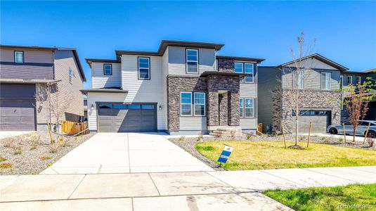 New construction Single-Family house 3978 N Buchanan Way, Aurora, CO 80019 Westport- photo 0