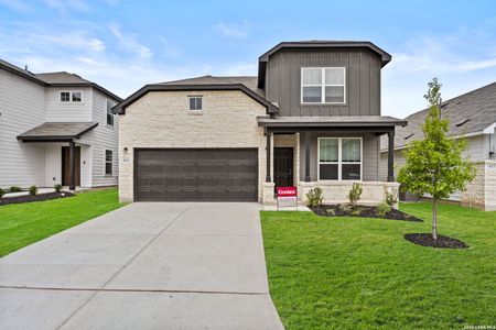 New construction Single-Family house 426 White Heron Wy, Marion, TX 78124 plan Dinero - image