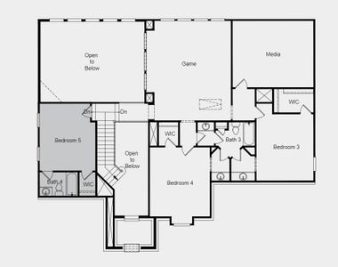 Structural options added include: 42" door at entry, fireplace, extended owner's suite, covered outdoor living, additional bed and bath upstairs.