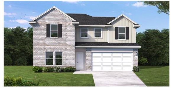 New construction Single-Family house 6730 Pebble Bluff Ct, Cove, TX 77523 - image