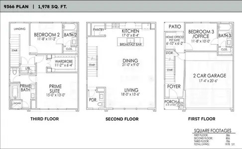 New construction Single-Family house 1013 Erin St, Unit U, Houston, TX 77009 plan 9366 - image
