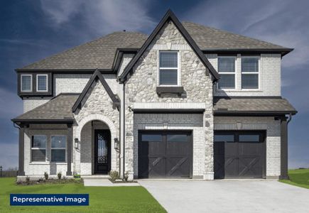 New construction Single-Family house 540 Wickerdale Wy, Little Elm, TX 75068 Princeton 2F-EW- photo 0